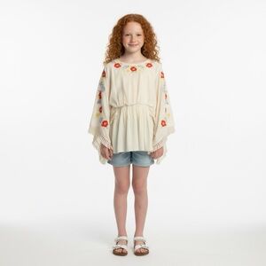 CAT & JACK adorable boho poncho style top SZ 14-16